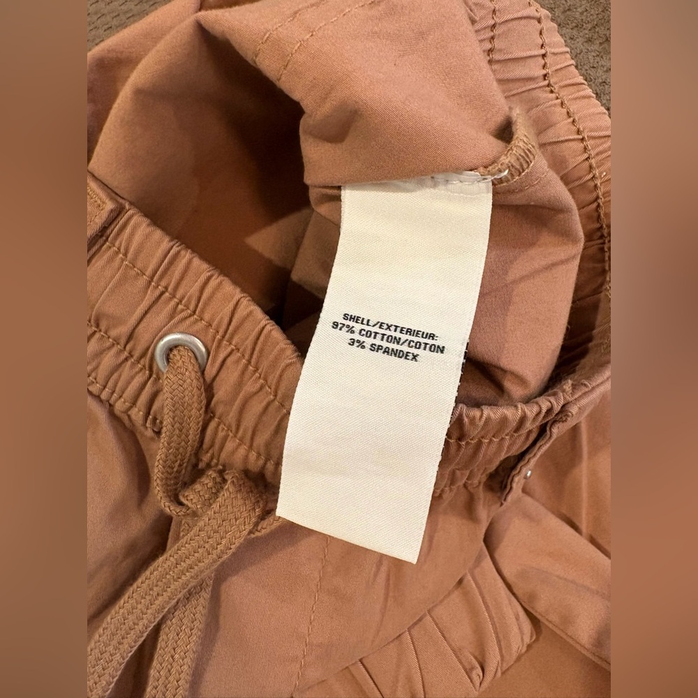 NWT Bagatelle NY Collection Khaki Rust Utility Jogger w/ Drawstring Waist - 6 - Picture 10 of 11